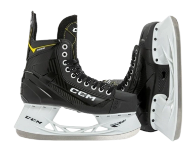 Eishockey Schlittschuhe CCM Junior Supertacks 9366 Kinder Schwarz Gelb
