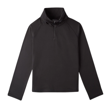 Ski Sweatshirt O'Neill Girls Clime Half Zip Fleece Black Out