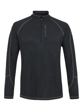 Pull de Ski Protest Men Prtlouisiana 1/4 Haut Zip True Black