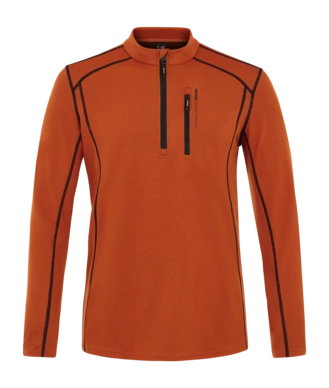 Skipullover Protest Prtkurano 1/4 Zip Top Herren Umberorange