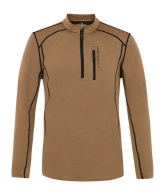Pull de Ski Protest Men Prtkurano 1/4 Zip Top Sandy Brown
