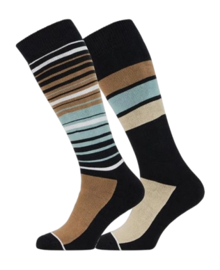 Ski Socks Protest Men Svalis Active True Black (2 Pack)