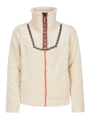 Ski Sweatshirt Protest Women Prtjettoi Full Zip Top Kit Off White