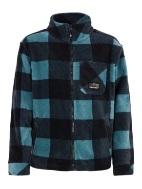 Skipully Protest Boys Prtgrebe Jr Fullziptop Atlantic Green