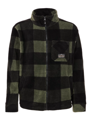 Pull de Ski Protest Garçon Prtgrebe Jr Fullziptop Thyme