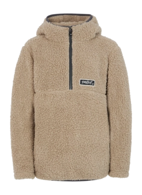 Pull Protest Garçon Prtpetrel Jr Hoody Bamboo Beige