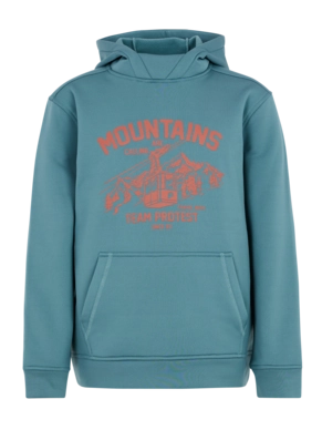 Pull à Capuche Protest Garçon Prtkestrel Jr Hoody Atlantic Green