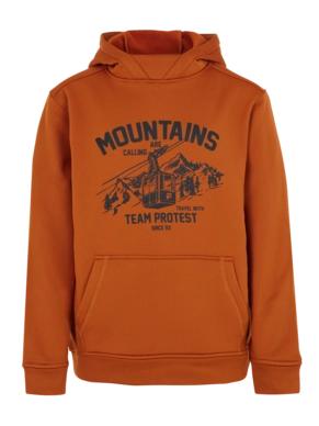 Trui Protest Boys Prtkestrel Jr Hoody Umberorange