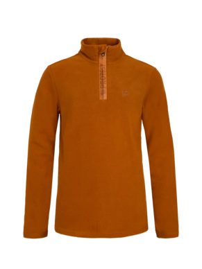 Skipully Protest Boys Perfecty Jr 1/4 Zip Top Umberorange