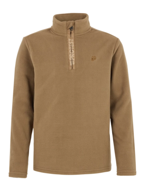 Skipully Protest Boys Perfecty Jr 1/4 Zip Top Sandy Brown
