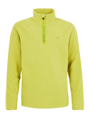 Skipully Protest Boys Perfecty Jr 1/4 Zip Top Spiltpea Green