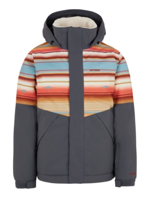 Skijacke Protest Prtulla Jr Mädchen Shadow Grey Orange