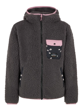 Gilet Protest Fille Prtbramles Jr Fullziptop Shadow Grey