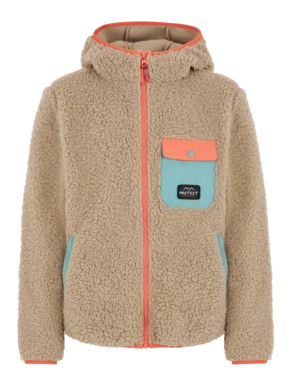 Vest Protest Girls Prtbramles Jr Fullziptop Bamboo Beige