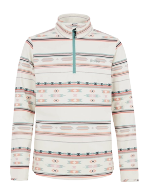Pull de Ski Protest Fille Prtvesh Jr 1/4 Zip Haut Kit offwhite