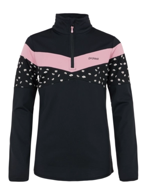 Skipully Protest Girls Prtcedark Jr 1/4 Zip Top True Black