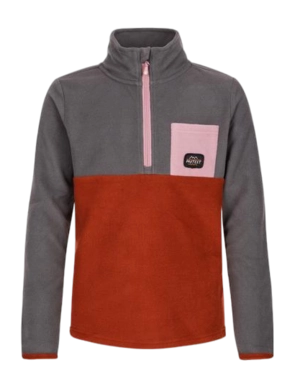 Skipully Protest Girls Prtpalomi Jr 1/4 Zip Top Shadow Grey