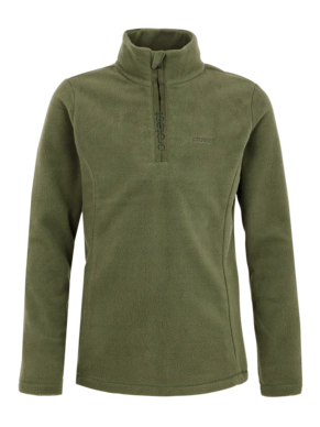 Pull de Ski Protest Fille Mutey Jr 1/4 Zip Top Botanic Green