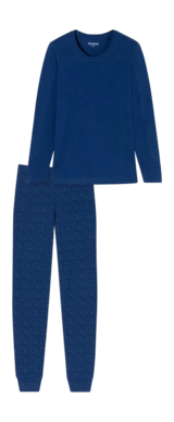 Pyjama Schiesser Women 180063 Navy