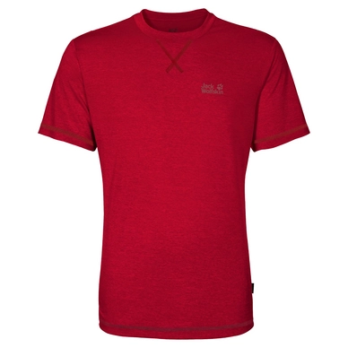 T-Shirt Jack Wolfskin Crosstrail Ruby Red Herren