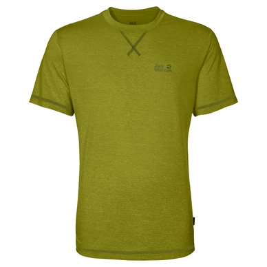 T-Shirt Jack Wolfskin Mens Crosstrail Eucalyptus Green