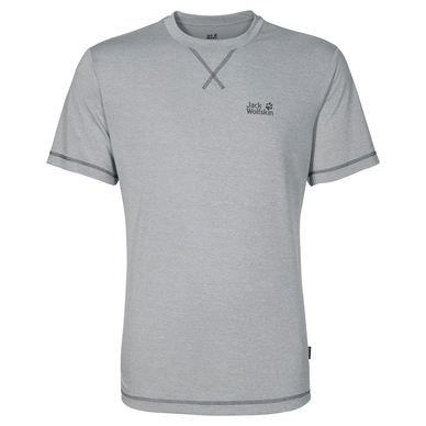 T-Shirt Jack Wolfskin Silver Grey Crosstrail T Men
