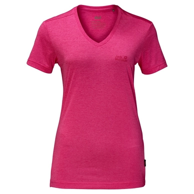 T-Shirt Jack Wolfskin Crosstrail T Tropic Pink Damen
