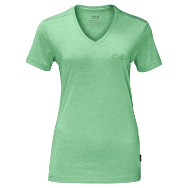 T-Shirt Jack Wolfskin Crosstrail Women Spring Green