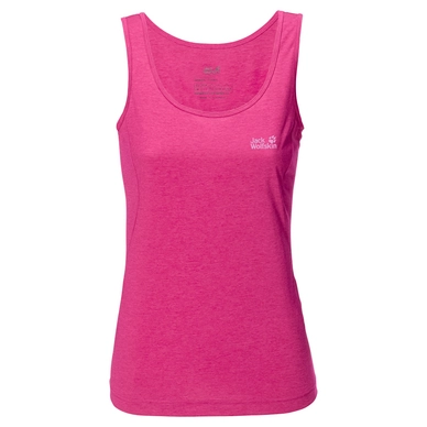 Vest Top Jack Wolfskin Women Crosstrail Top Pink Peony