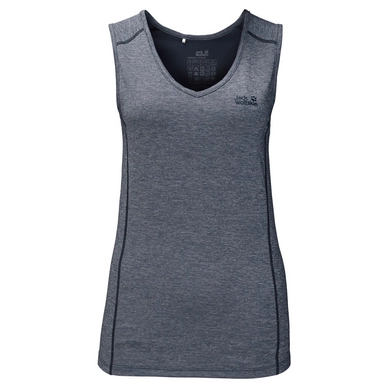Tanktop Jack Wolfskin Dry N'Light Top Nachtblau Damen
