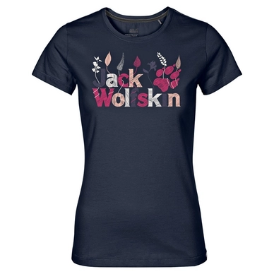 T-Shirt Jack Wolfskin Brand T W Midnight Bleu