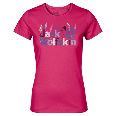 T-Shirt Jack Wolfskin Brand T W Tropic Rose
