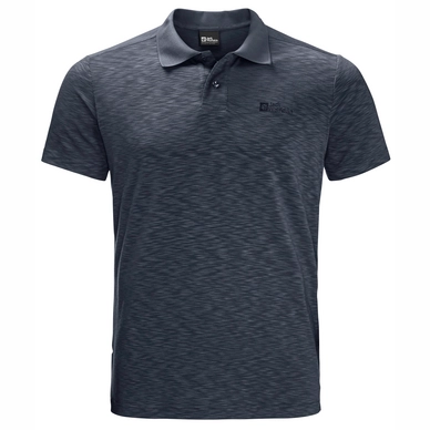 Polo Jack Wolfskin Homme Travel Polo Night Blue 23