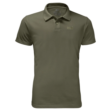 Poloshirt Jack Wolfskin Pique Polo Woodland Green Herren