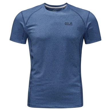 T-Shirt Jack Wolfskin Silver Sky T-Shirt Men Deep Bleu Mer