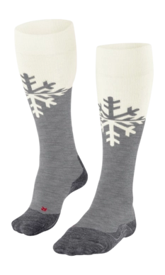 Skisocken Falke SK2 Intermediate Damen Light Grey