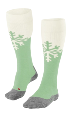 Skisocken Falke SK2 Intermediate Damen Quiet Green