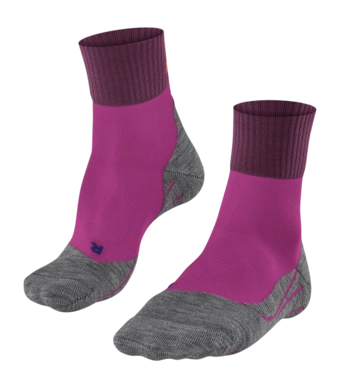 Wandelsokken Falke Women TK2 Explore Cool Short Radiant Orchid