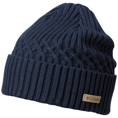 Muts Columbia Unisex Raven Ridge Cabled Beanie Collegiate Navy