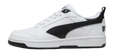 Baskets PUMA Jeune PUMA Rebound V6 Lo PUMA White PUMA Black PUMA Black