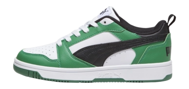Baskets PUMA Jeune PUMA Rebound V6 Lo PUMA White PUMA Black Archive Green