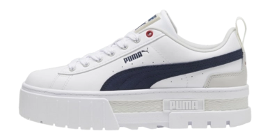 PUMA PUMA Mayze Lth Damen White Club Navy