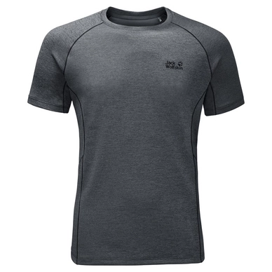 T-Shirt Jack Wolfskin Hydropore Athletic T Homme Dark Iron