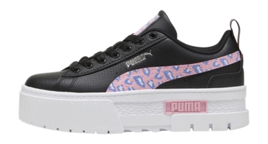 PUMA Youth Mayze Wild PUMA Black Pink Lilac | Etrias.nl