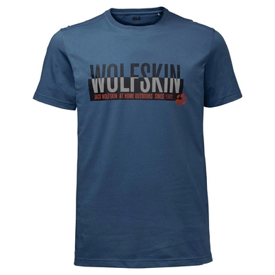T-Shirt Jack Wolfskin Slogan T Ocean Wave Herren