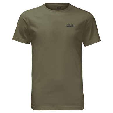 T-Shirt Jack Wolfskin Essential T Homme Burnt Olive
