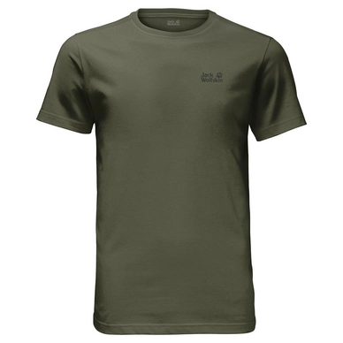 T-shirt Jack Wolfskin Men Essential T Woodland Green