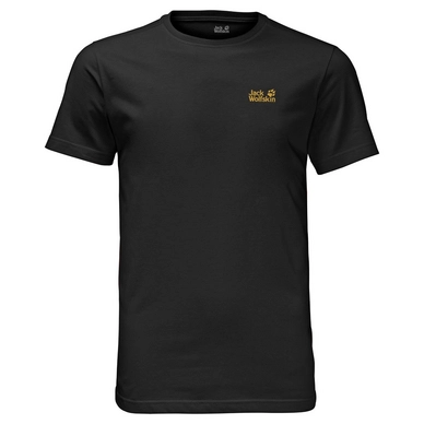 T-Shirt Jack Wolfskin Essential T Schwarz Herren