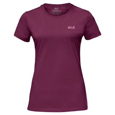 T-Shirt Jack Wolfskin Womens Essential Wild Berry
