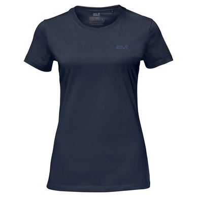 T-Shirt Jack Wolfskin Essential T Mitternachtsblau Damen